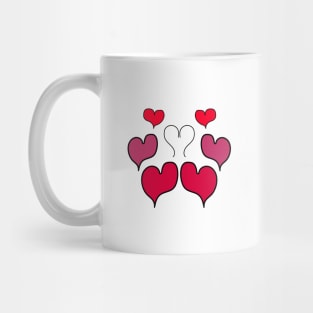 Different hearts Mug